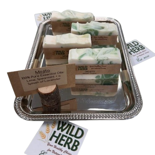 Mojito Artisan Soap Bar Handmade Natural Lime Mint Essential