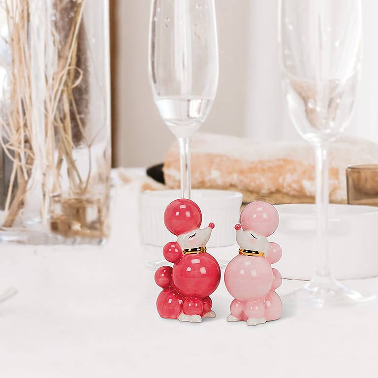 Pink Poodle Salt & Pepper