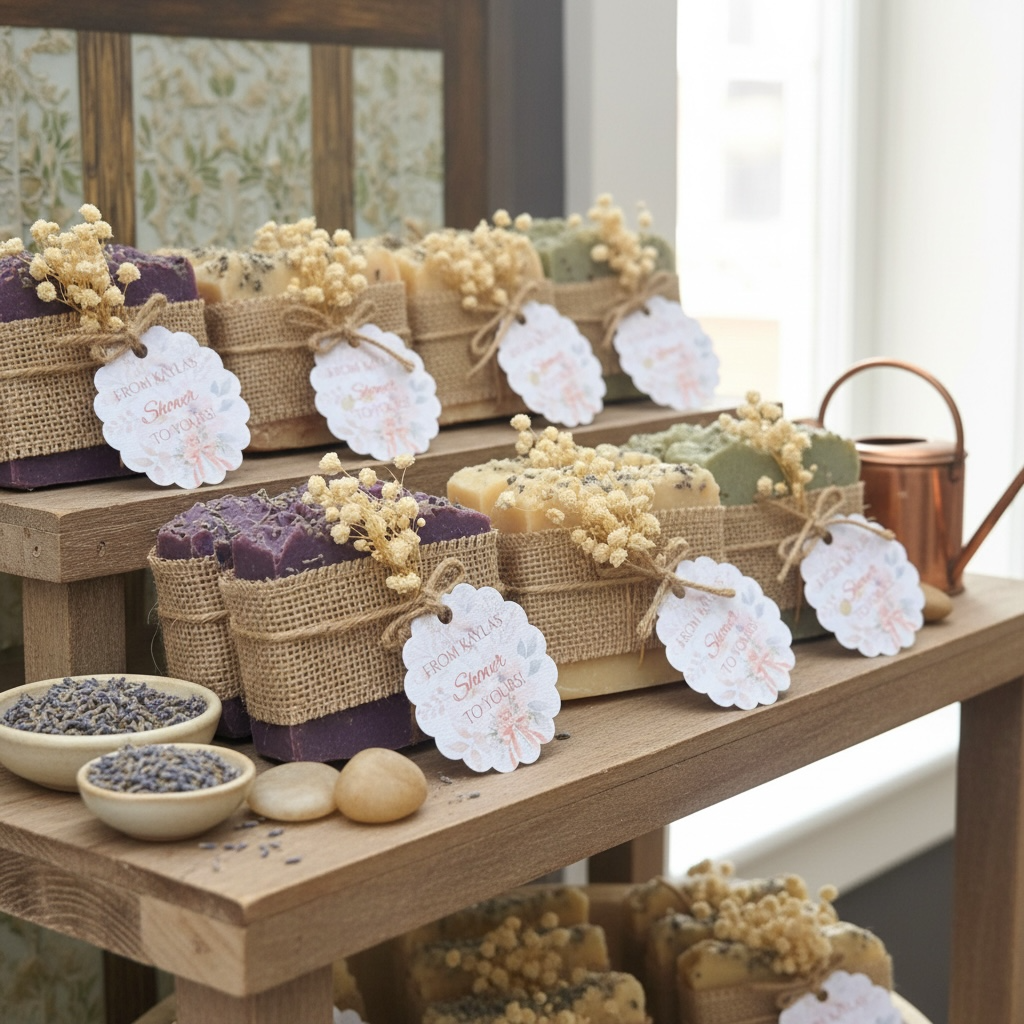 Rustic luxury triple butter soap