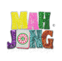 Mahjong Sequins Patch - Large