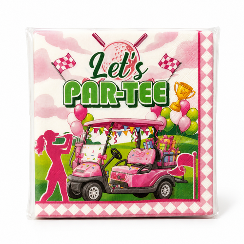 Let's Par-Tee golf Party Napkins