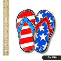 Stars and Striped Flip Flop Mini
