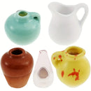 Mini Ceramic Vase Magnets, set/5