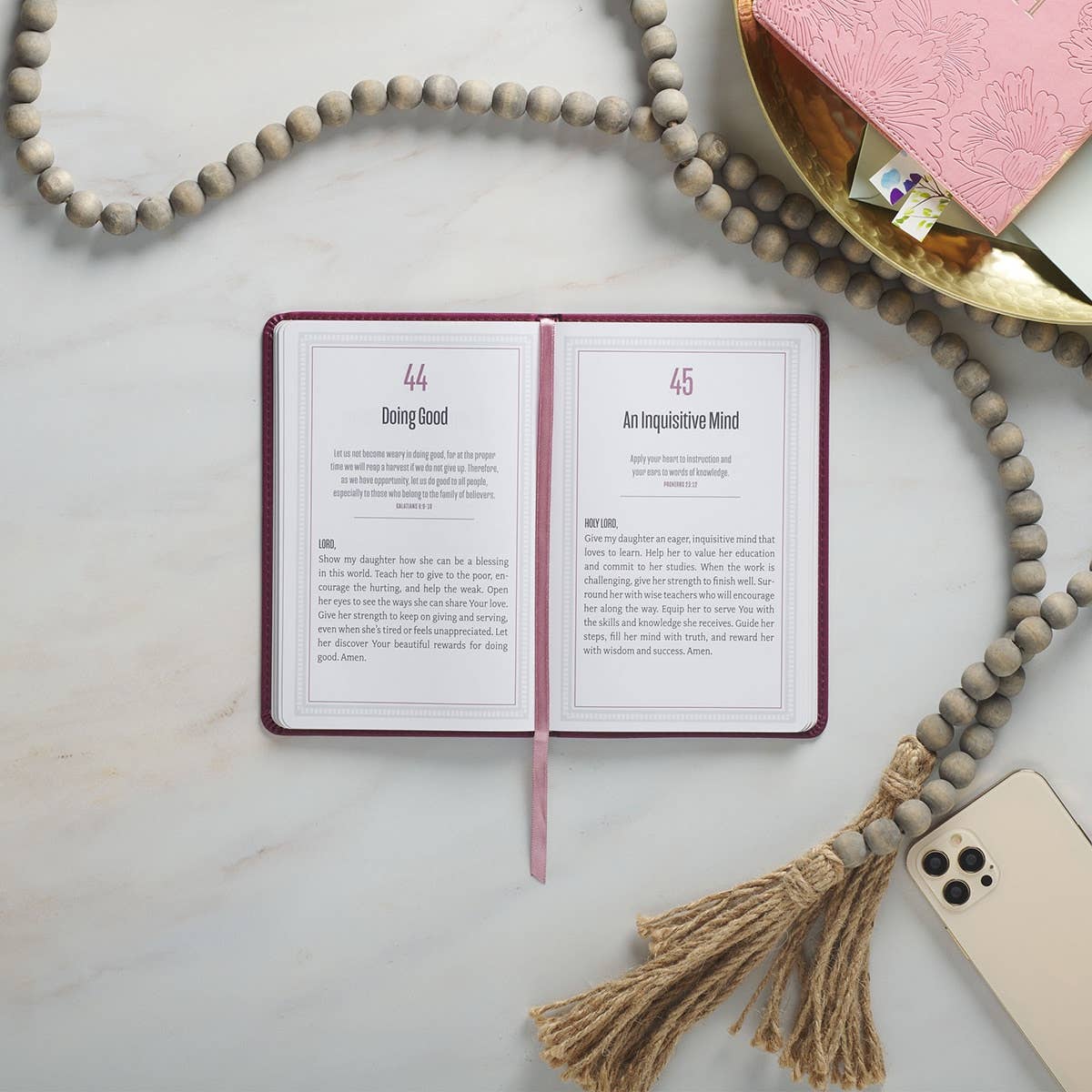 Gift Book 101 Prayers for My Daughter Faux Leather