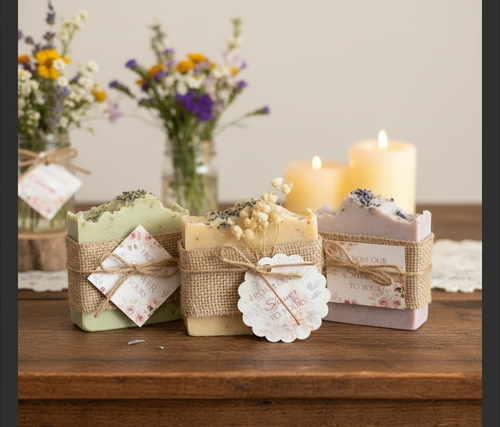 Rustic luxury triple butter soap