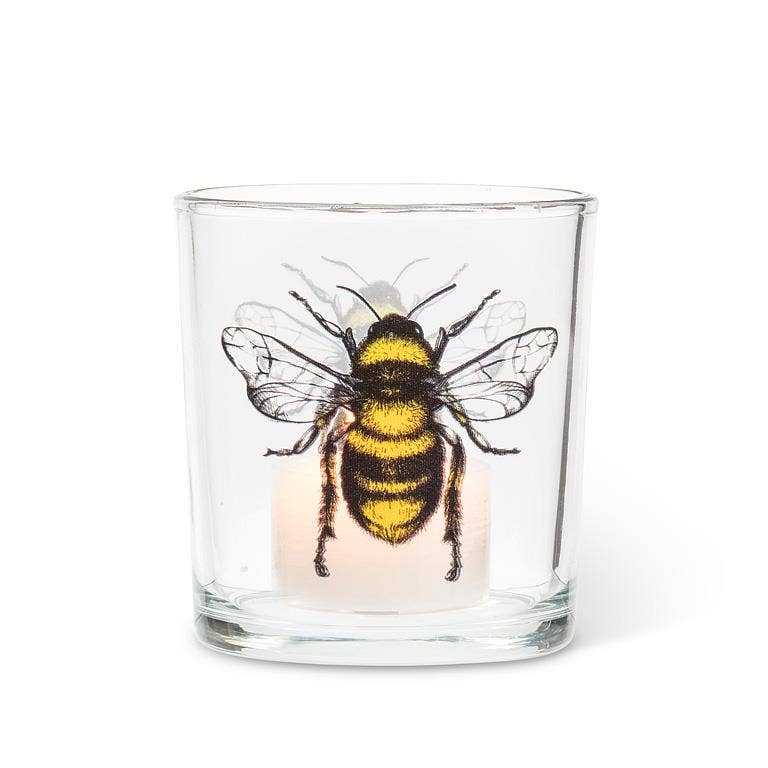Bold Bee Votive-3"H