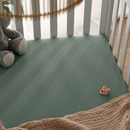 Muslin Cotton Fitted Crib Sheet, 2 Pack by Comfy Cubs