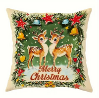 Vintage Design Christmas Throw Pillows