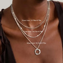 Sterling Silver Layered Necklace