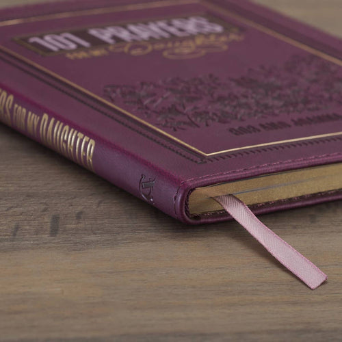 Gift Book 101 Prayers for My Daughter Faux Leather