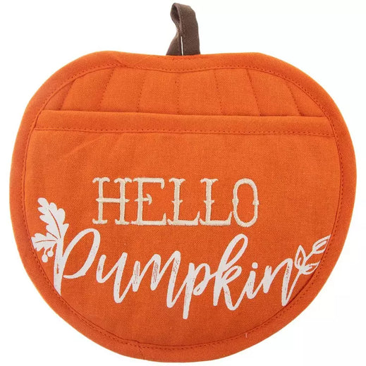 "Hello Pumpkin" Oven Mitt