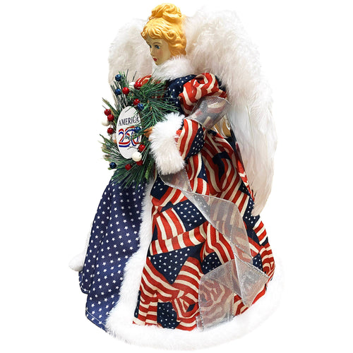 14" 250th Celebration Angel Tree Topper