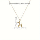 Stainless Steel Balloon Puppy Necklace
