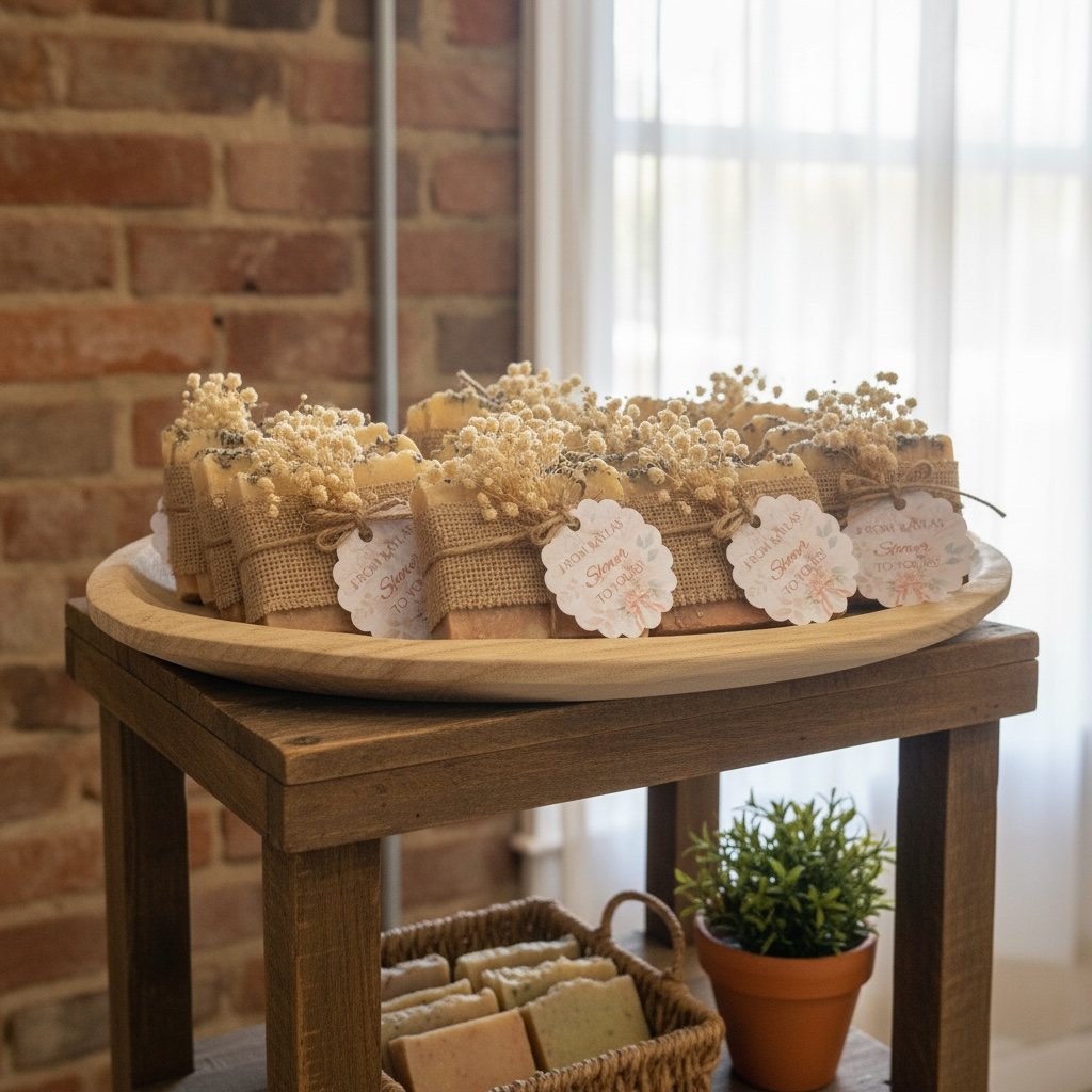 Rustic luxury triple butter soap