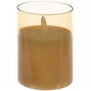 LED Glass Candle
