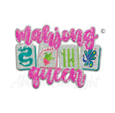 Mahjong Queen Sequins Patch - Large