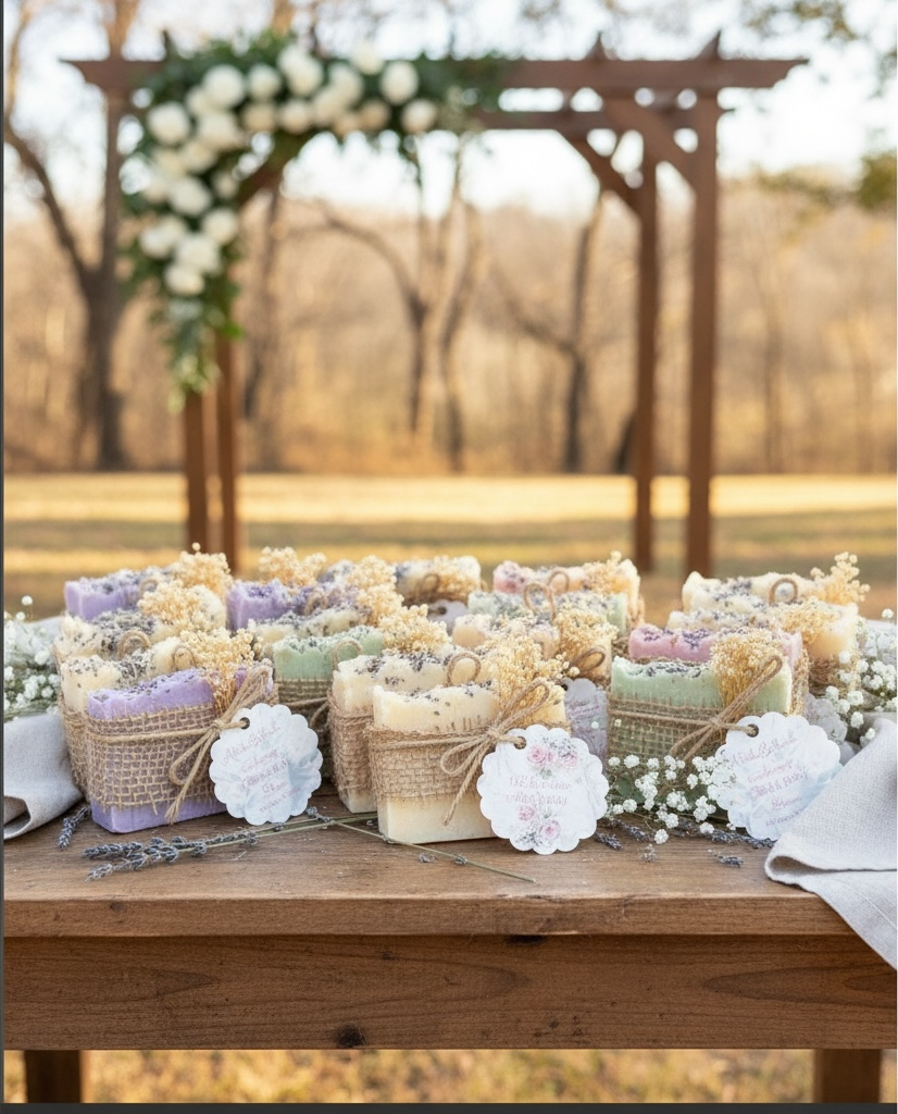 Rustic luxury triple butter soap