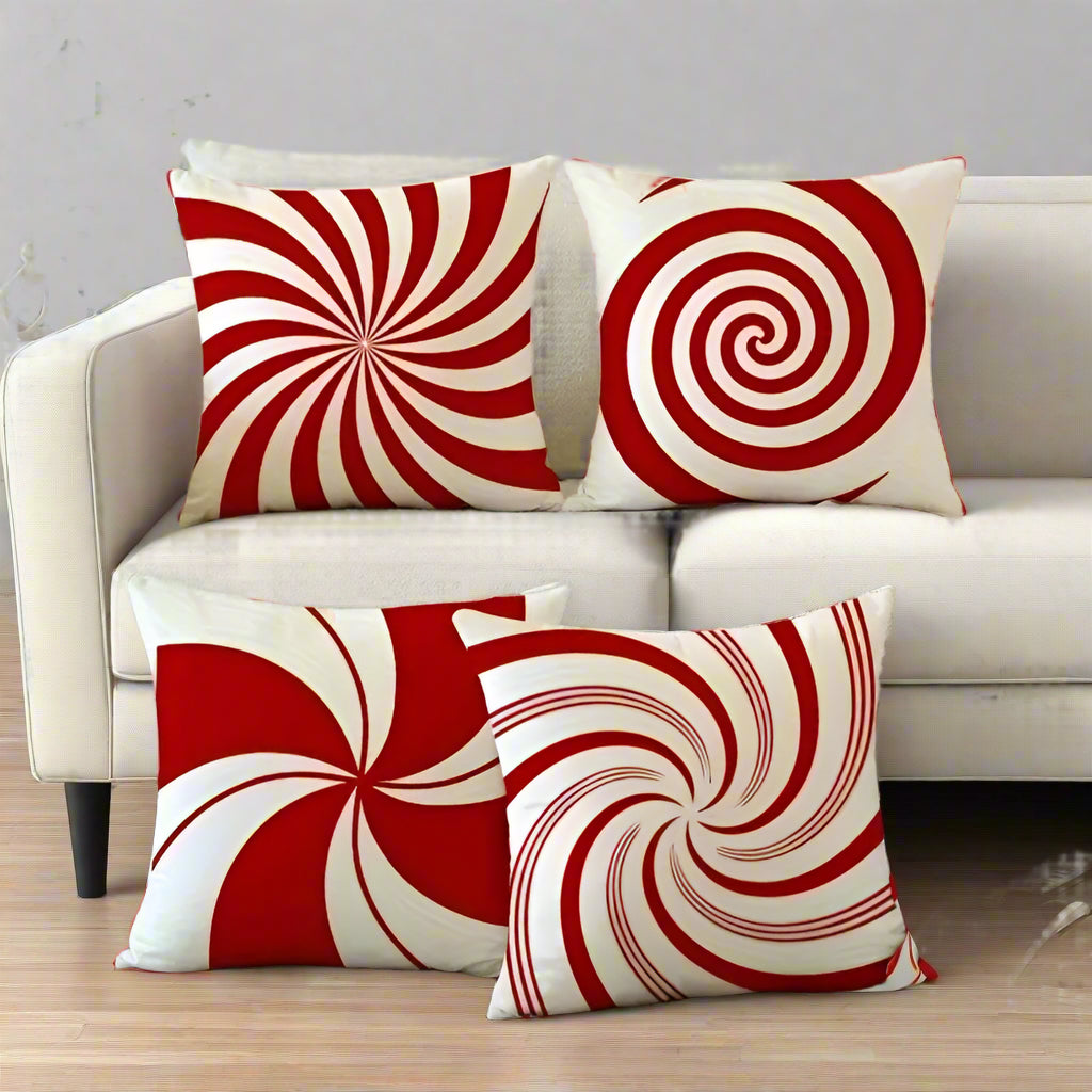 Candy Swirl Throw Pillows