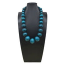 BOHEMIAN COLORFUL ROUND WOODEN BEADS NECKLACE_CWMM4866