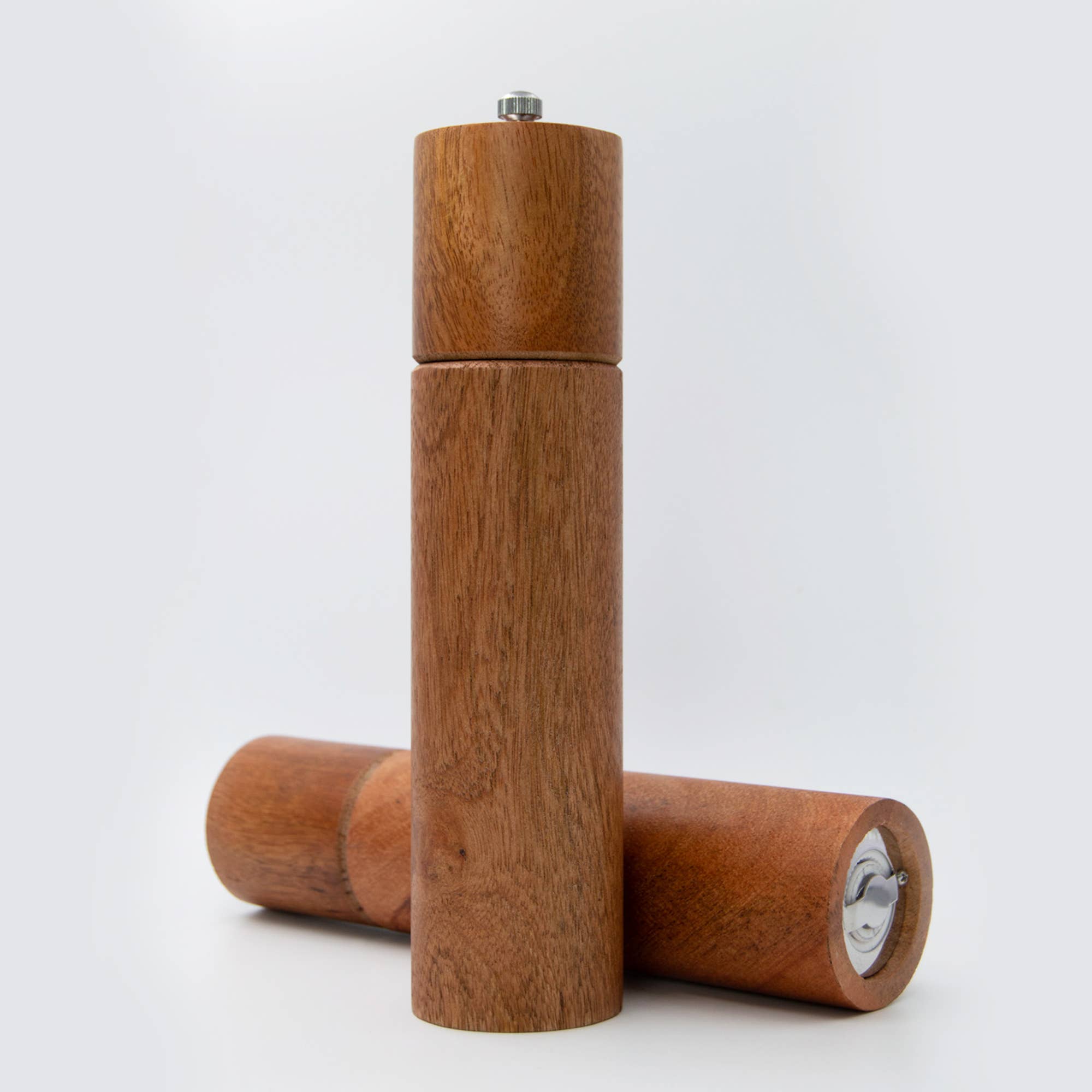 Artisan Wood Natural Mango Salt & Pepper Mill Set of 2
