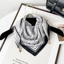 Magnetic Print Triangle Scarf for  Spring Style_CWASC02917