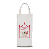 Wine Bag - Bams and Bubbly Red Holiday