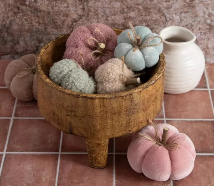 Pastel Plush Pumpkins