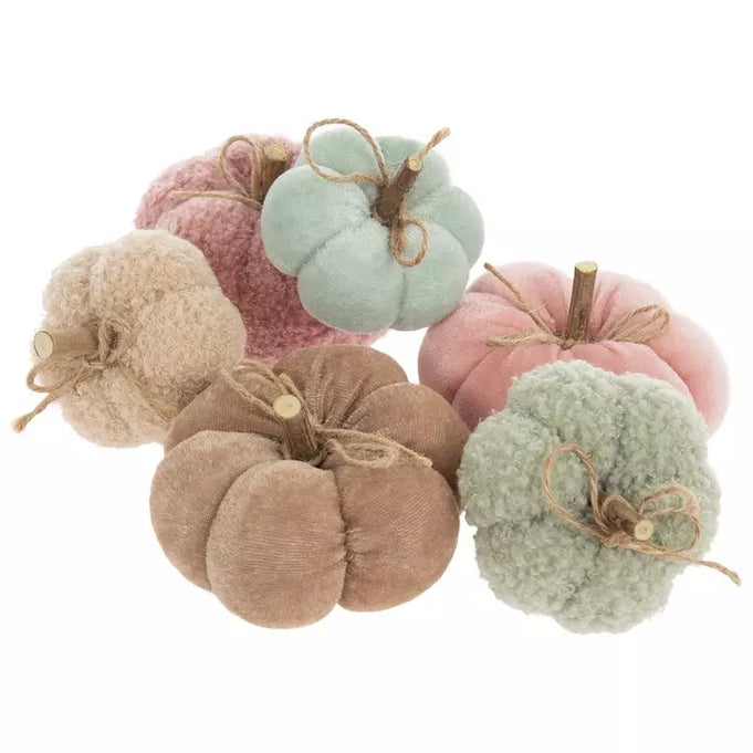 Pastel Plush Pumpkins