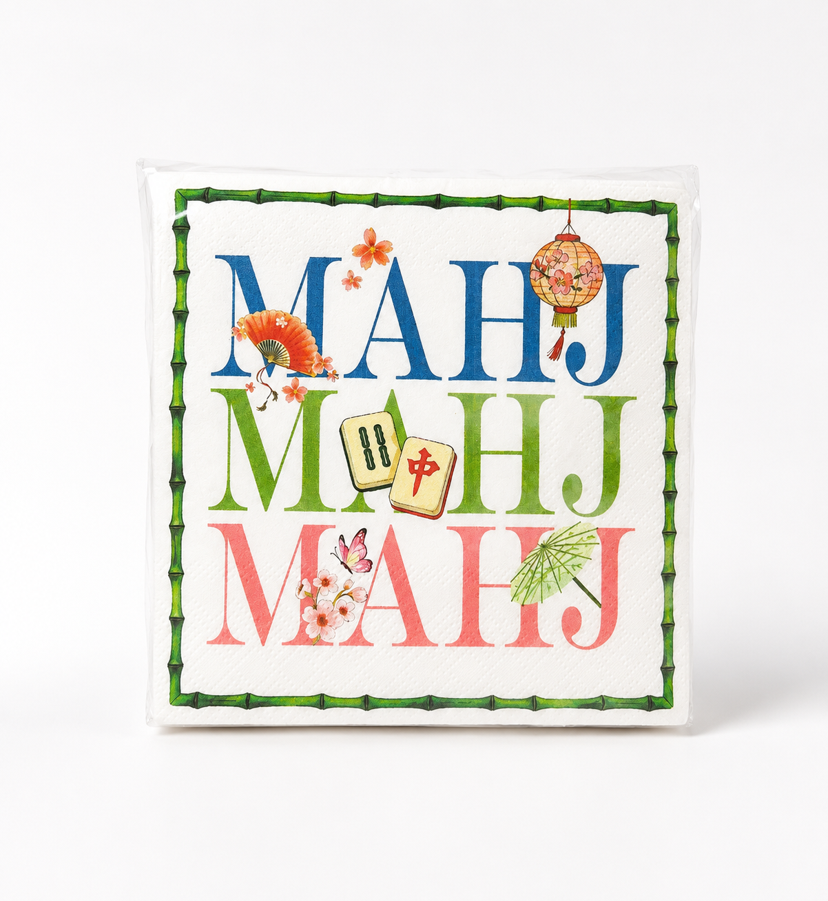 20 pc. Mahjong Cocktail Napkins