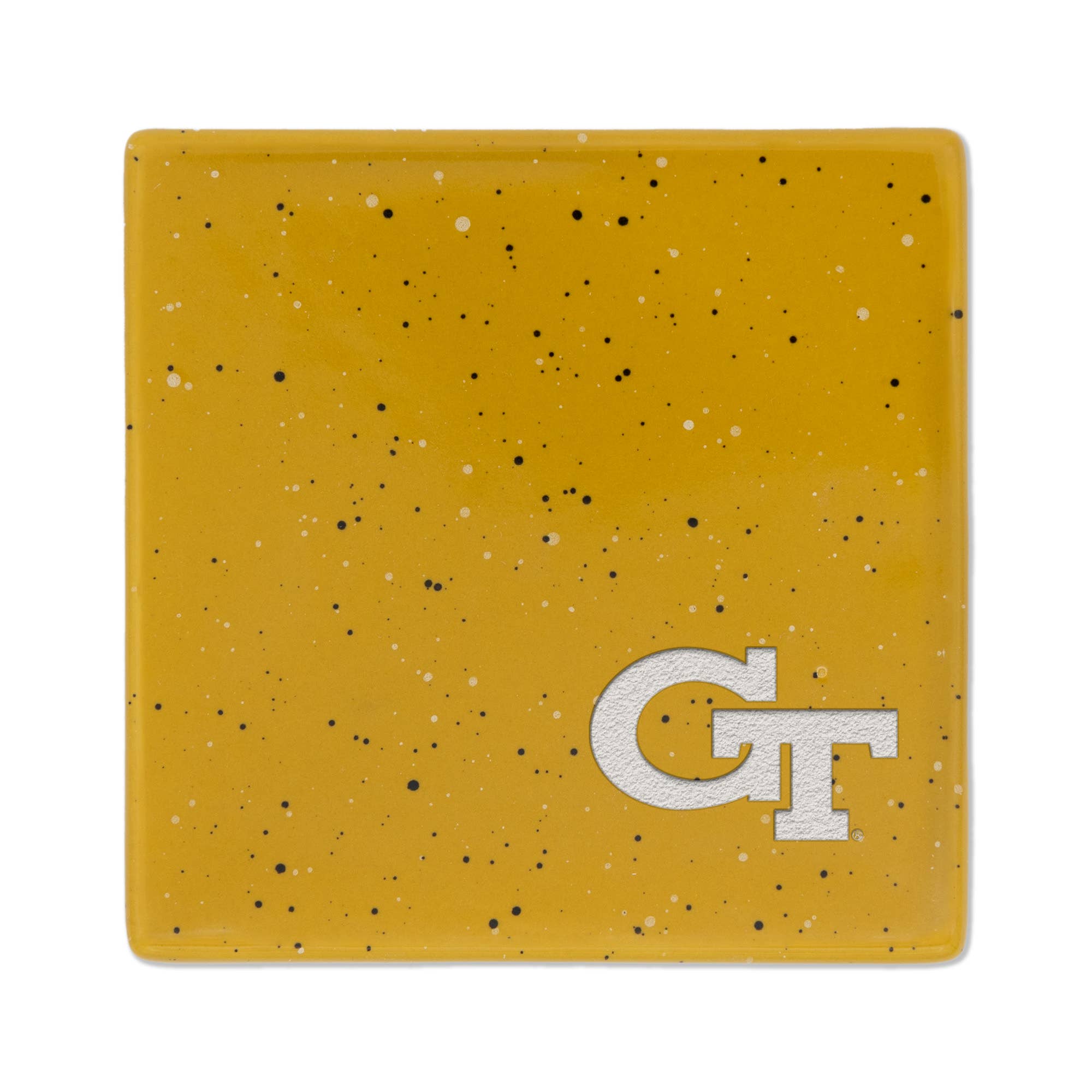 NCAA  Georgia Tech Yellow Jackets - GT Gold Engr.   Coaster