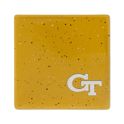 NCAA  Georgia Tech Yellow Jackets - GT Gold Engr.   Coaster