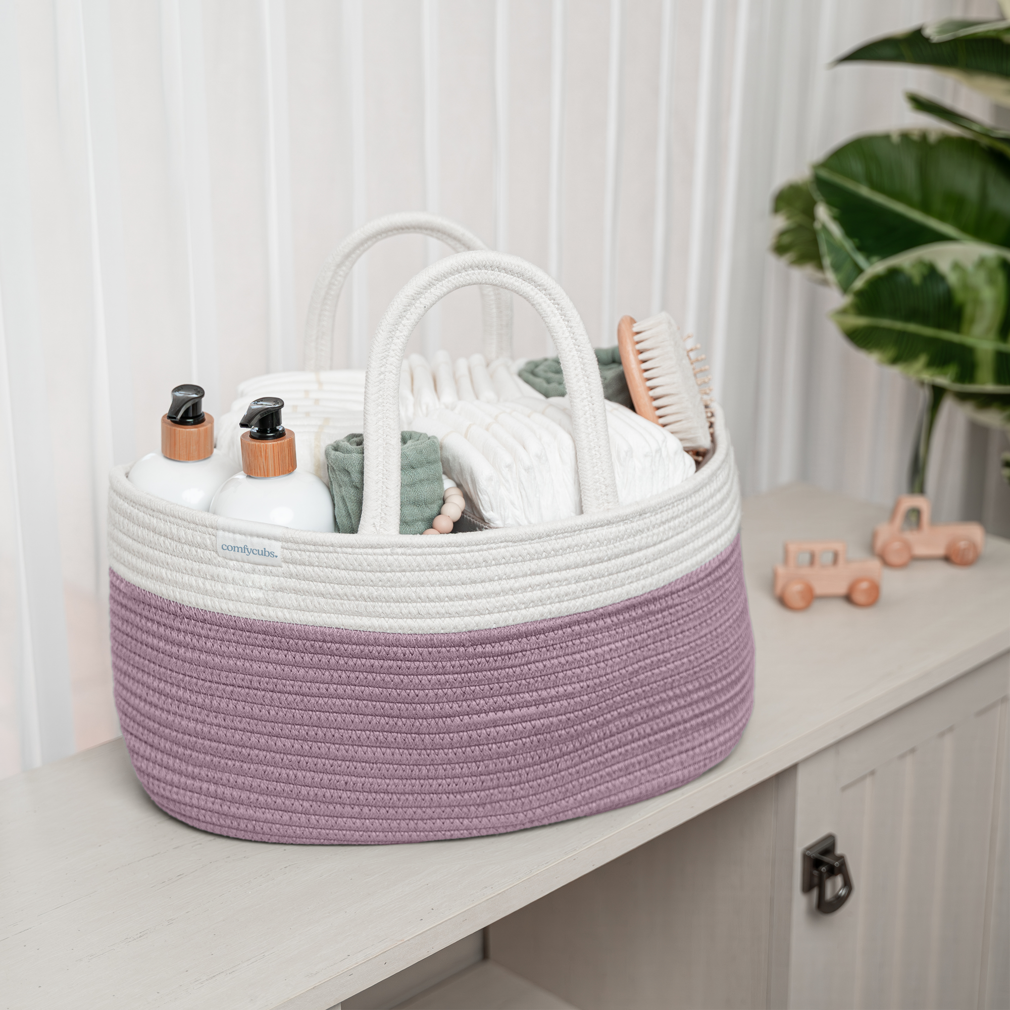Diaper Caddy Organizer by Comfy Cubs
