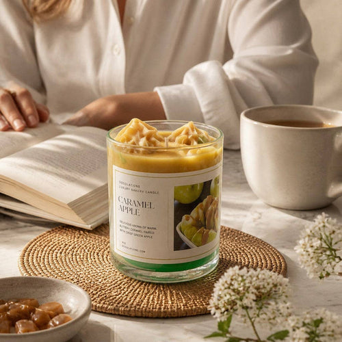 Doodlations Luxury Candle | Apple Caramel