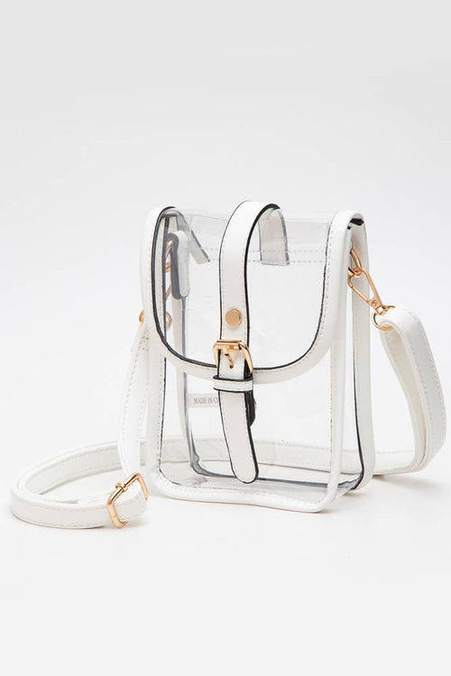 Clear Cross Body Stadium Concert Transparent Handbag