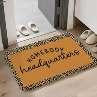 "Homebody Headquarters" Doormat