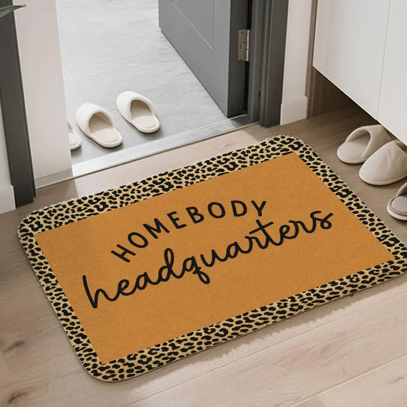 "Homebody Headquarters" Doormat