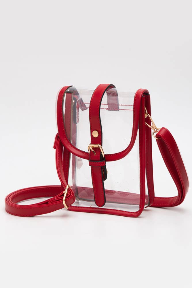 Clear Cross Body Stadium Concert Transparent Handbag