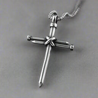 Stainless Steel Cross Pendant Necklace