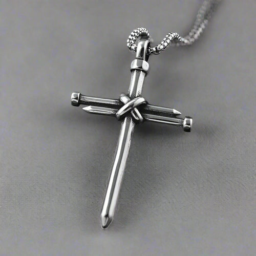 Stainless Steel Cross Pendant Necklace