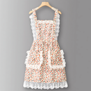 Floral Lace Trim Kitchen Apron for Women_CWMM6594