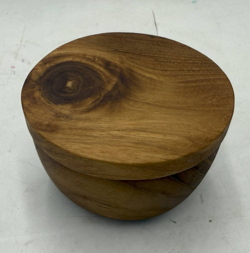 Teak Salt Cellar