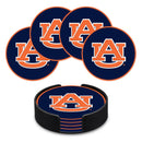 NCAA  Auburn Tigers    PVC Coaster Set (4-Pack)