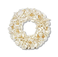 Coastal Seashell Wreath - 17"