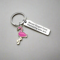 Flamingo Keychain