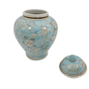 Light Blue & White Chinoiserie Ginger Jar 12"