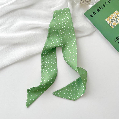 GREEN FRESH AND NARROW LONG FASHIONABLE HAIR BAND_CWAHA4142