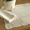 Canterbury Classic 14x19 White Lace Placemat Set of 4