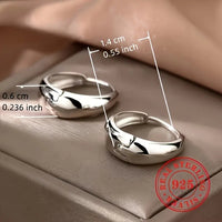 Sterling Silver Small Hoop Earrings