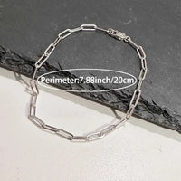 Sterling Silver Chain Bracelet