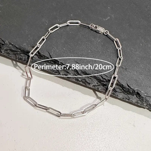Sterling Silver Chain Bracelet